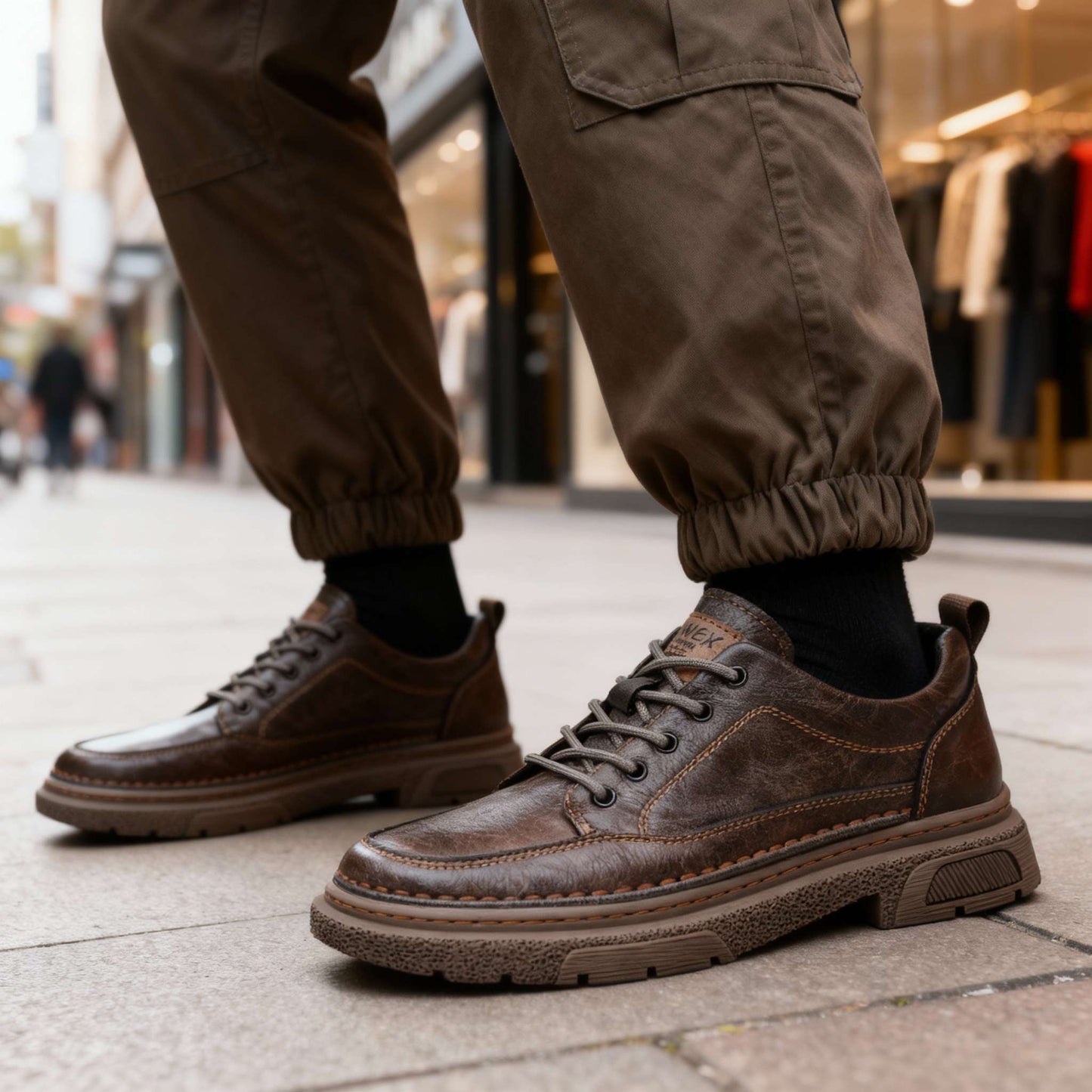 Corvyn Leather Sneakers