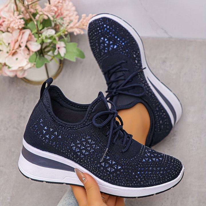 Women's Rhinestone Comfort Sneakers