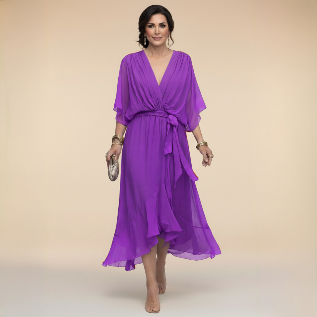Aveline | Flowing Chiffon Dress