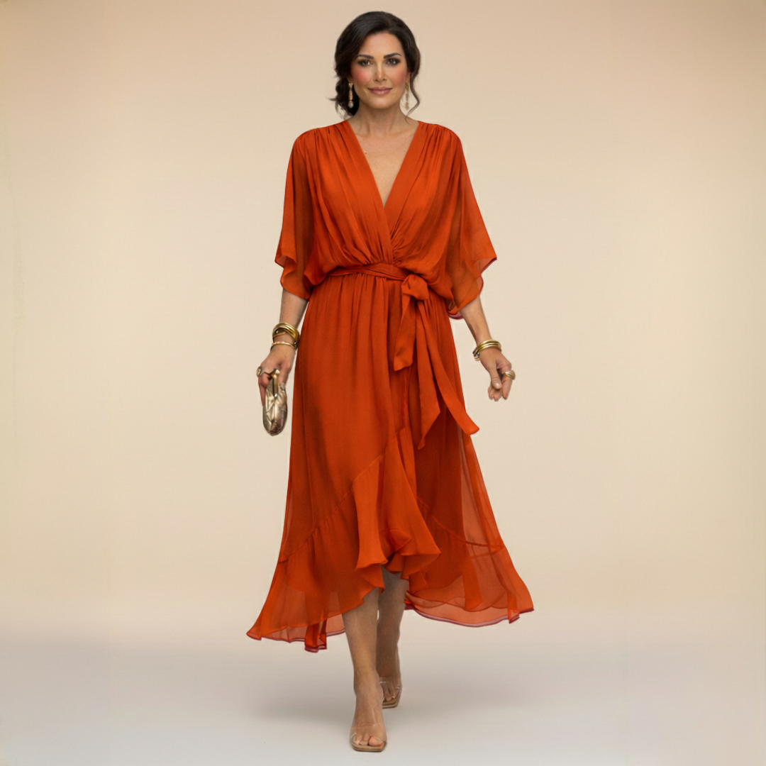 Aveline | Flowing Chiffon Dress