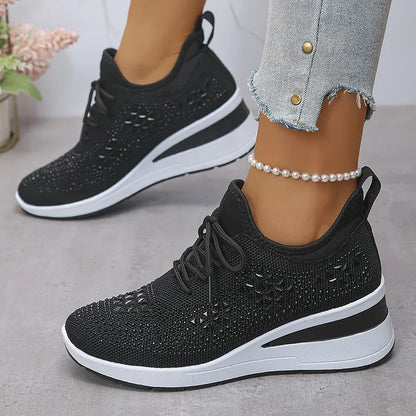 Women's Rhinestone Comfort Sneakers