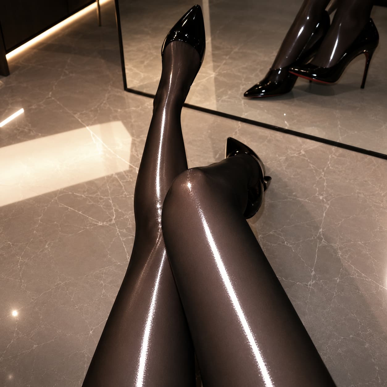 Belle Sheer Gloss Tights