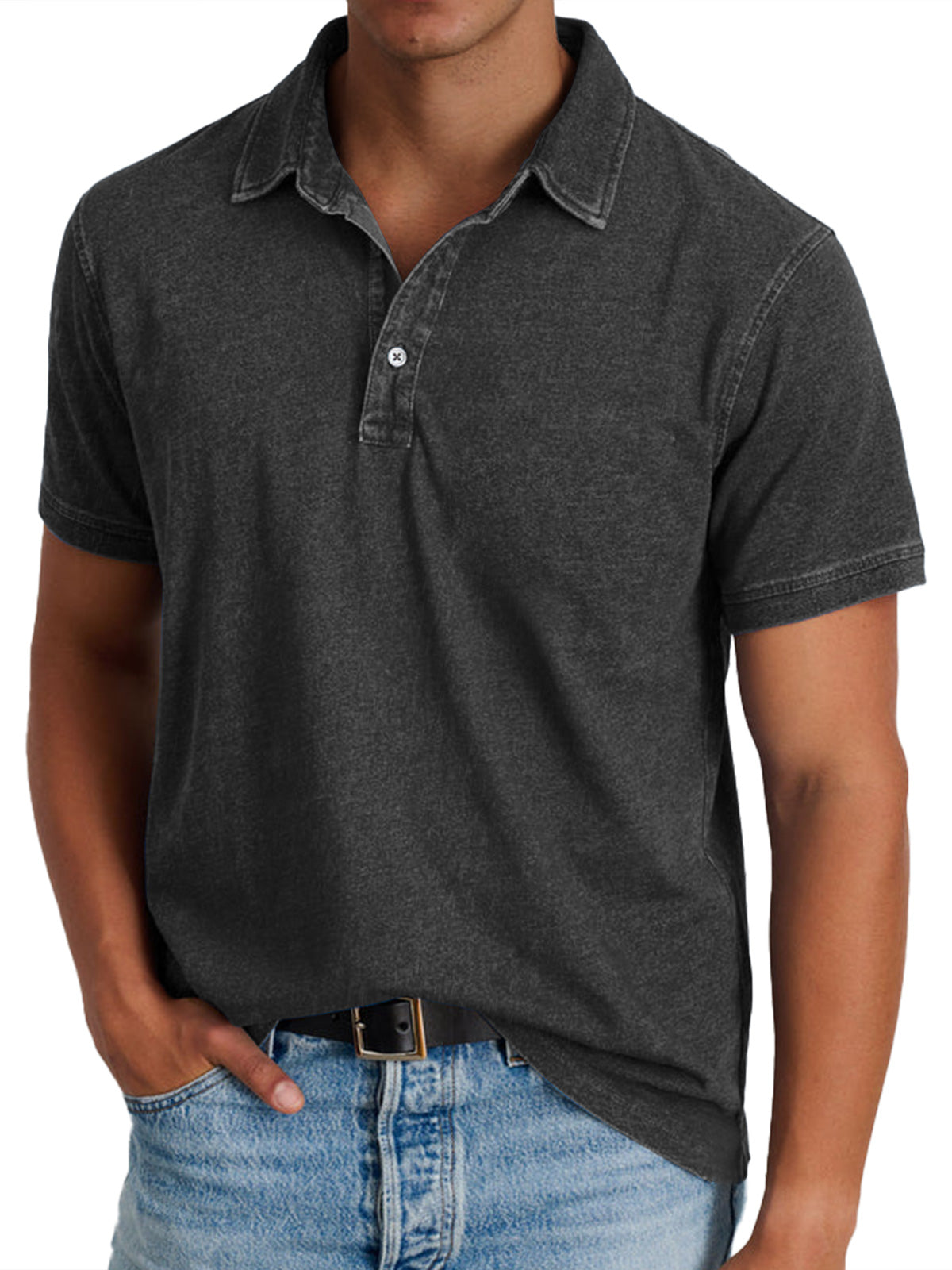 Harrington Relaxed Polo Shirt