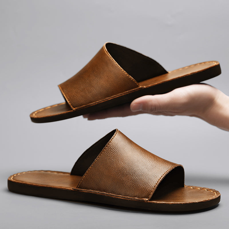 Romvelo Leather Sandals