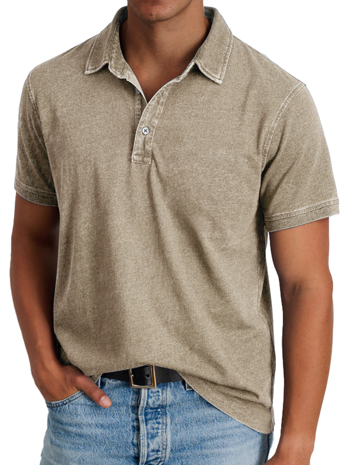 Harrington Relaxed Polo Shirt