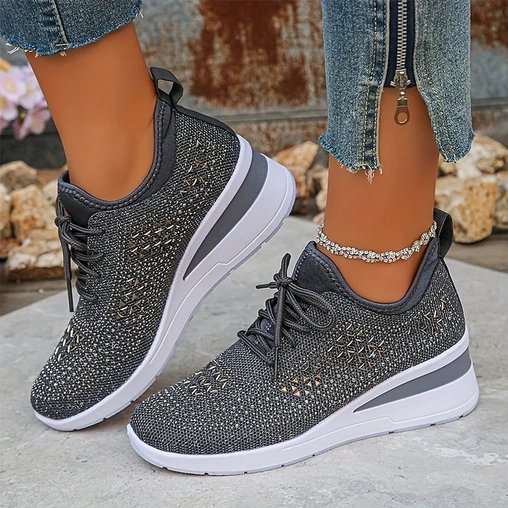 Women's Rhinestone Comfort Sneakers