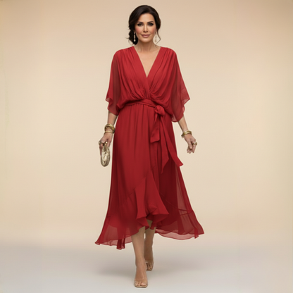 Aveline | Flowing Chiffon Dress