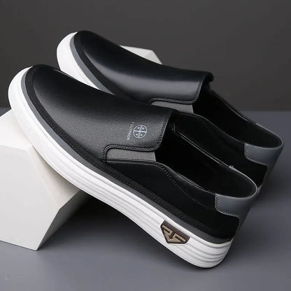 Veyron Leather Slip-Ons