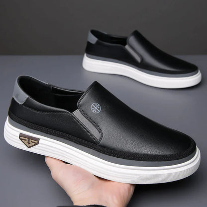 Veyron Leather Slip-Ons