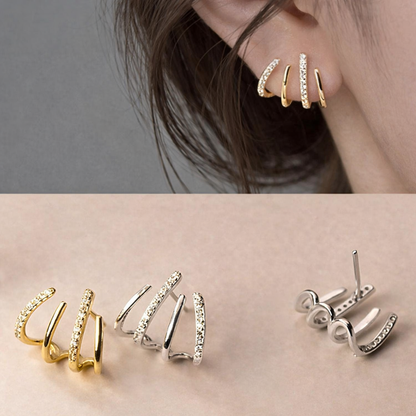 Zafira – Spiral Ear Cuff Earrings