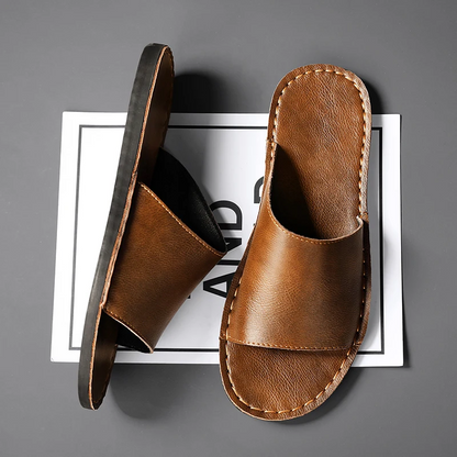 Romvelo Leather Sandals