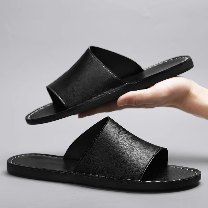 Romvelo Leather Sandals