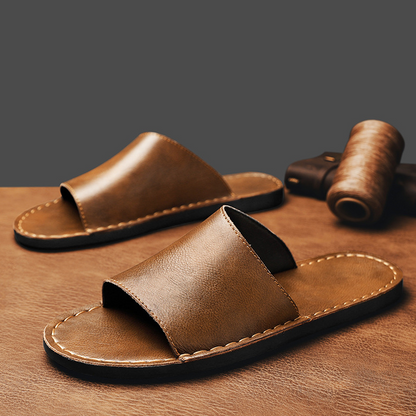 Romvelo Leather Sandals