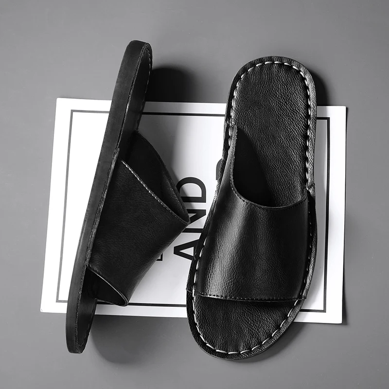 Romvelo Leather Sandals