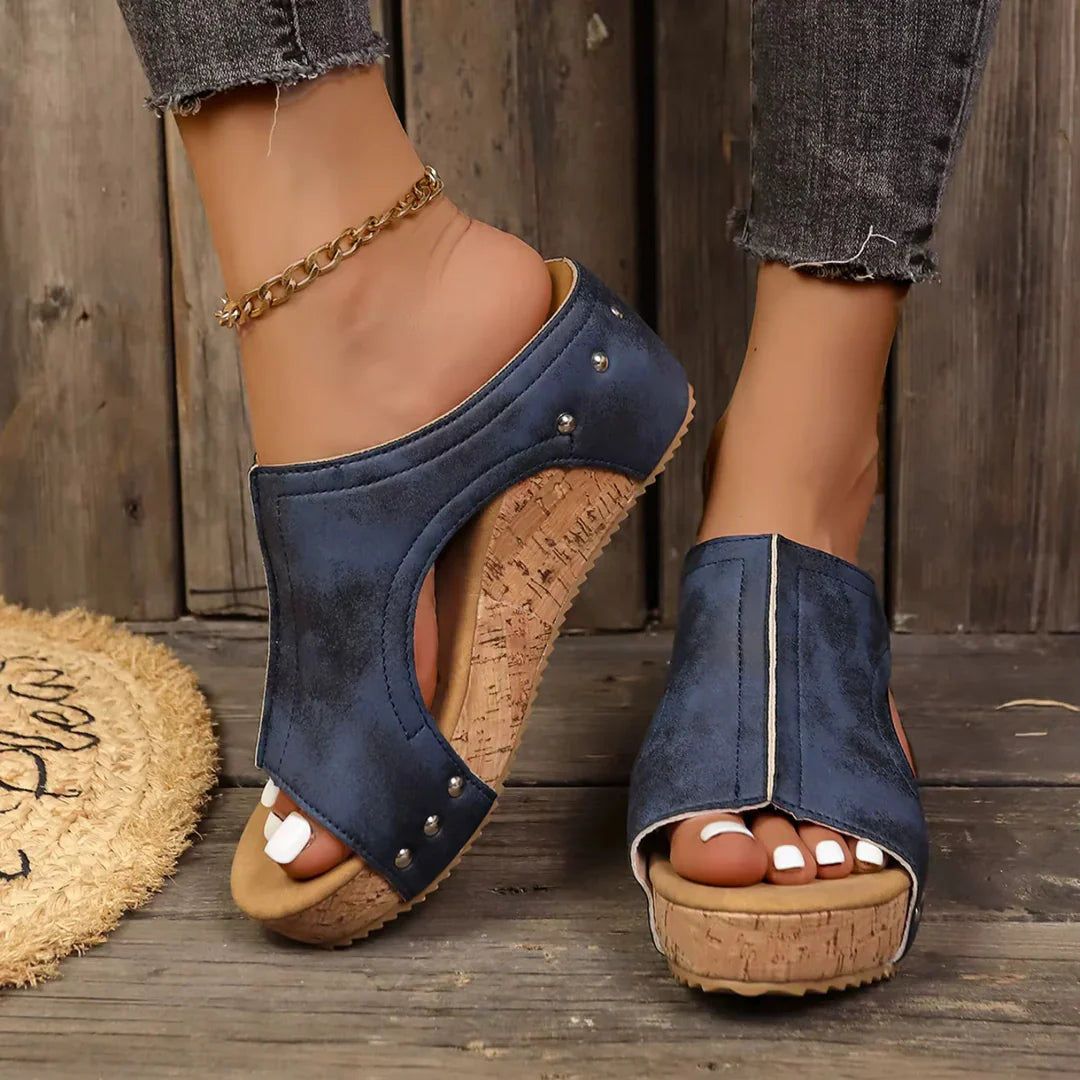 Virella Stud Platform Wedges