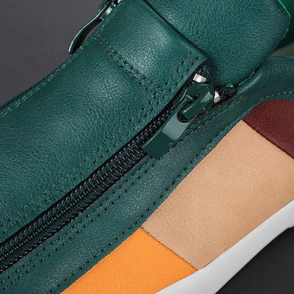 Monet Edge Leather Sneakers