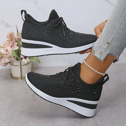 Women's Rhinestone Comfort Sneakers