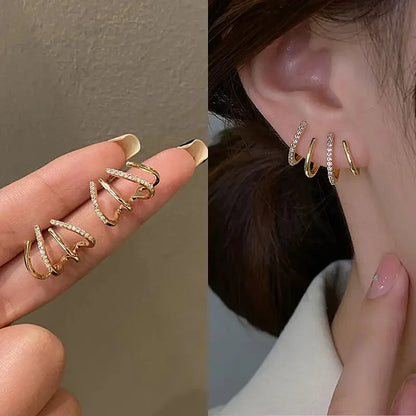 Zafira – Spiral Ear Cuff Earrings