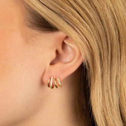 Zafira – Spiral Ear Cuff Earrings
