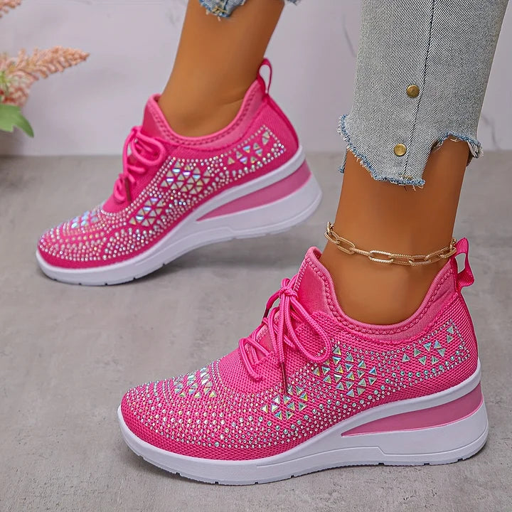 Women's Rhinestone Comfort Sneakers