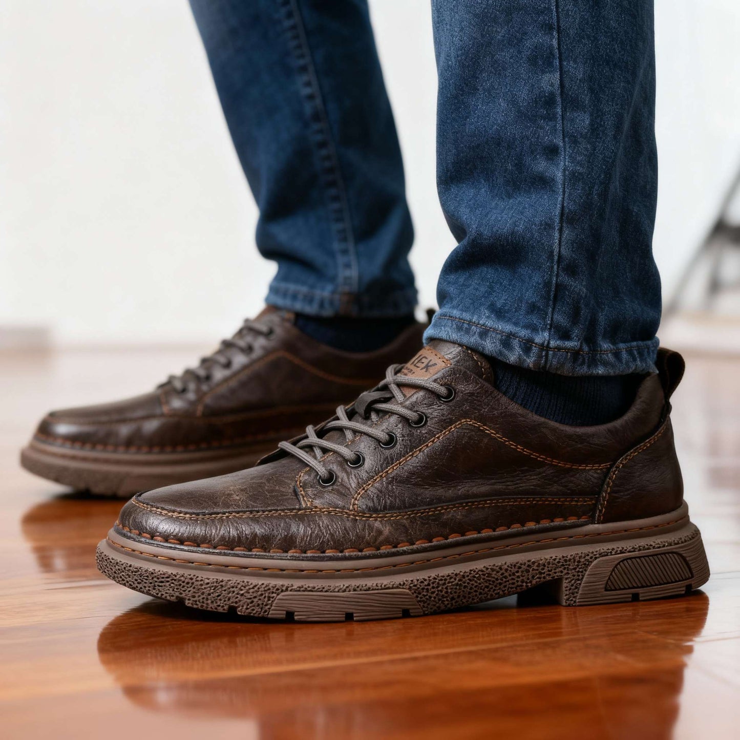 Corvyn Leather Sneakers