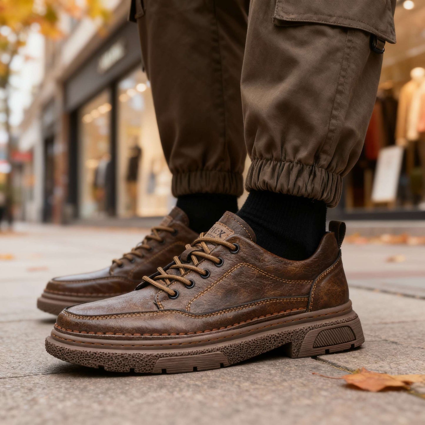 Corvyn Leather Sneakers