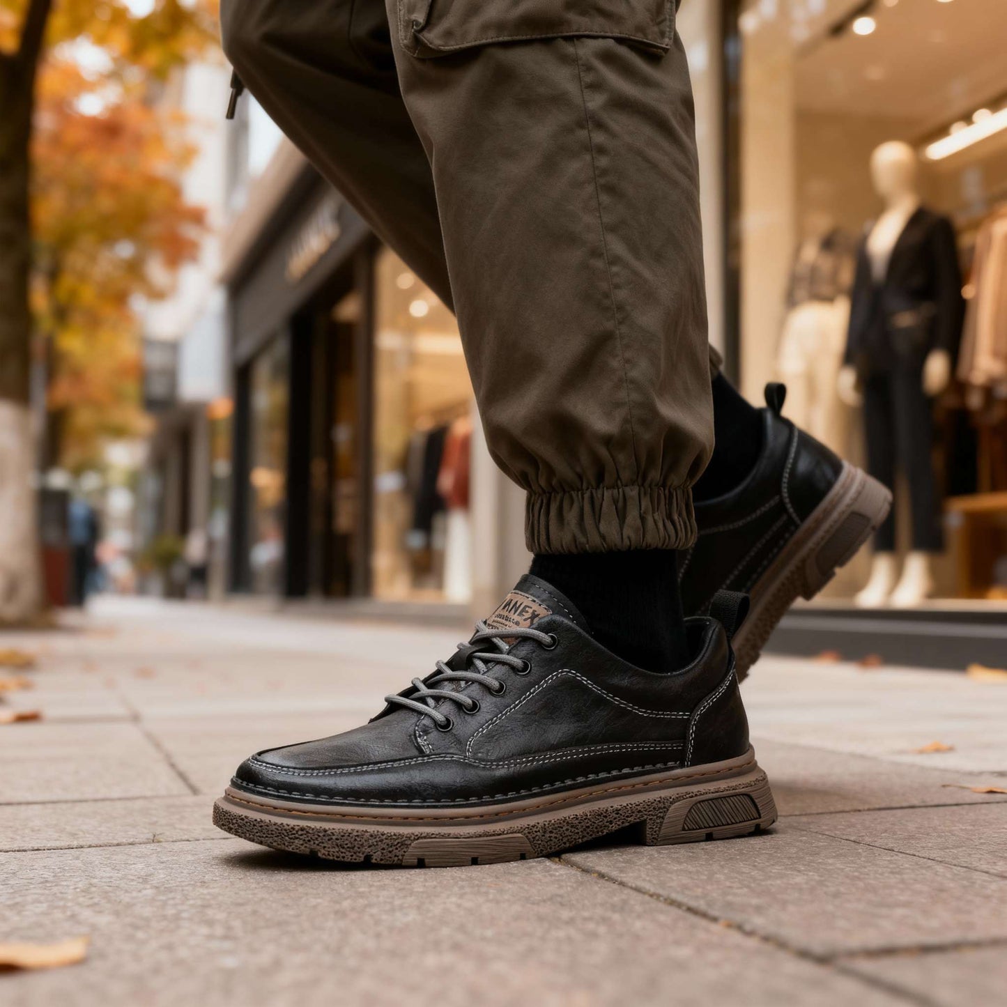 Corvyn Leather Sneakers