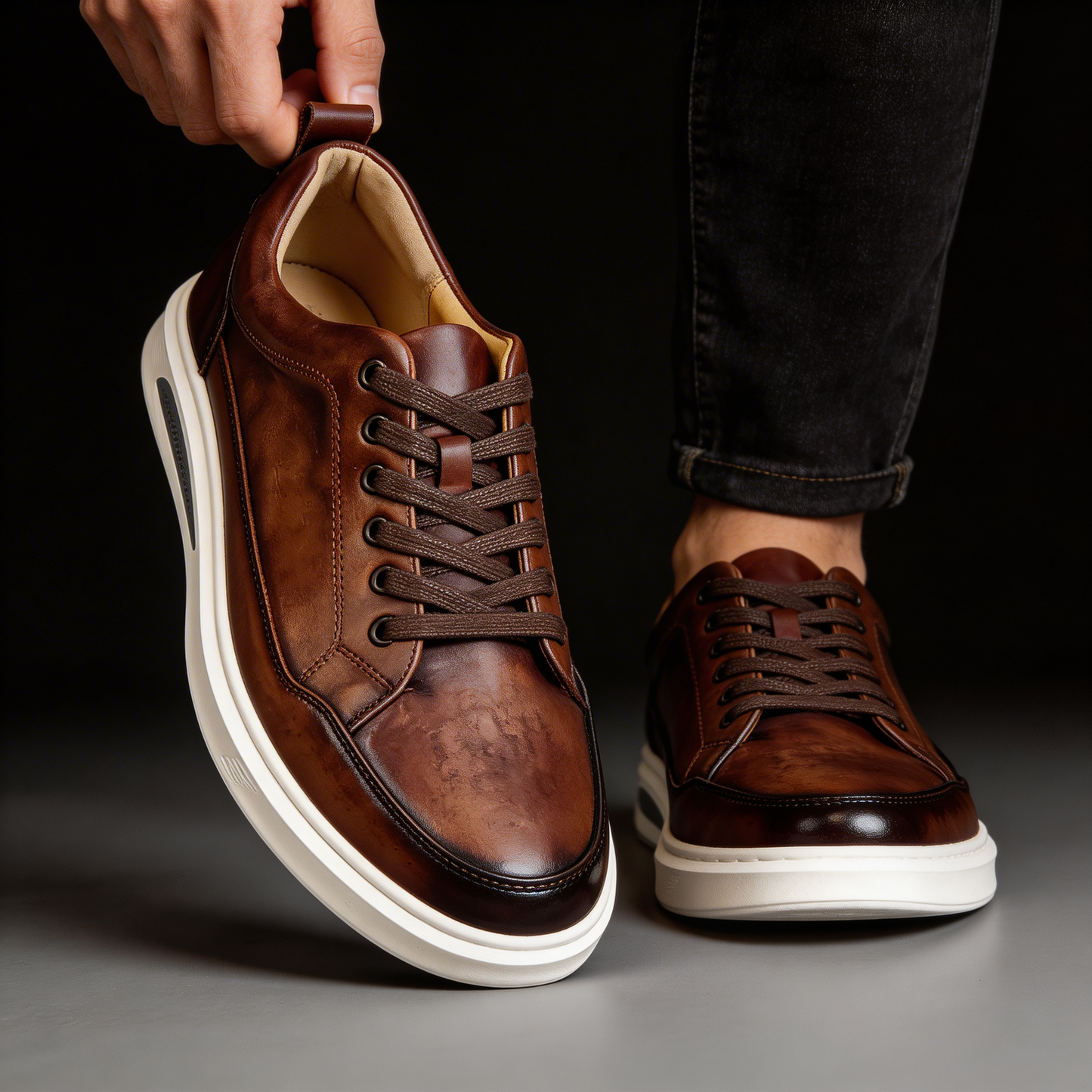 Corven Leather Derby Shoes