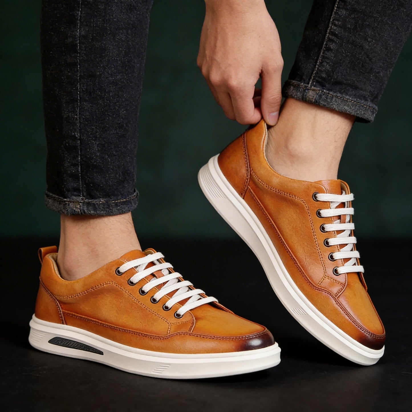 Corven Leather Derby Shoes