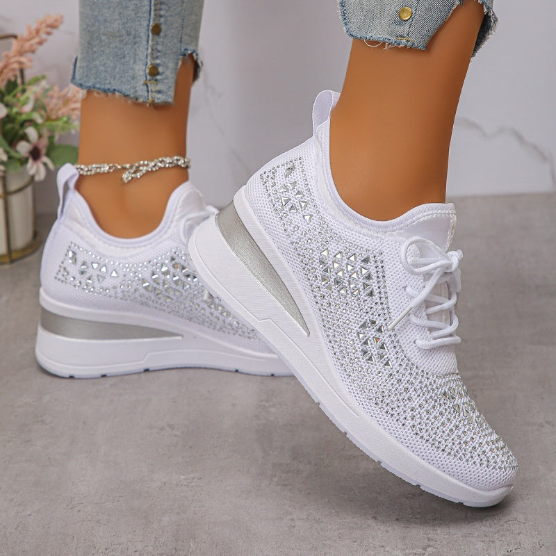 Women's Rhinestone Comfort Sneakers