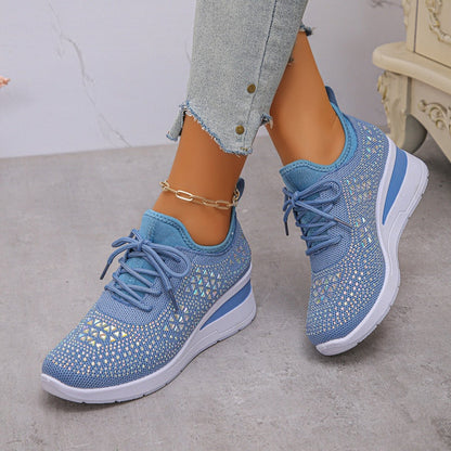 Women's Rhinestone Comfort Sneakers