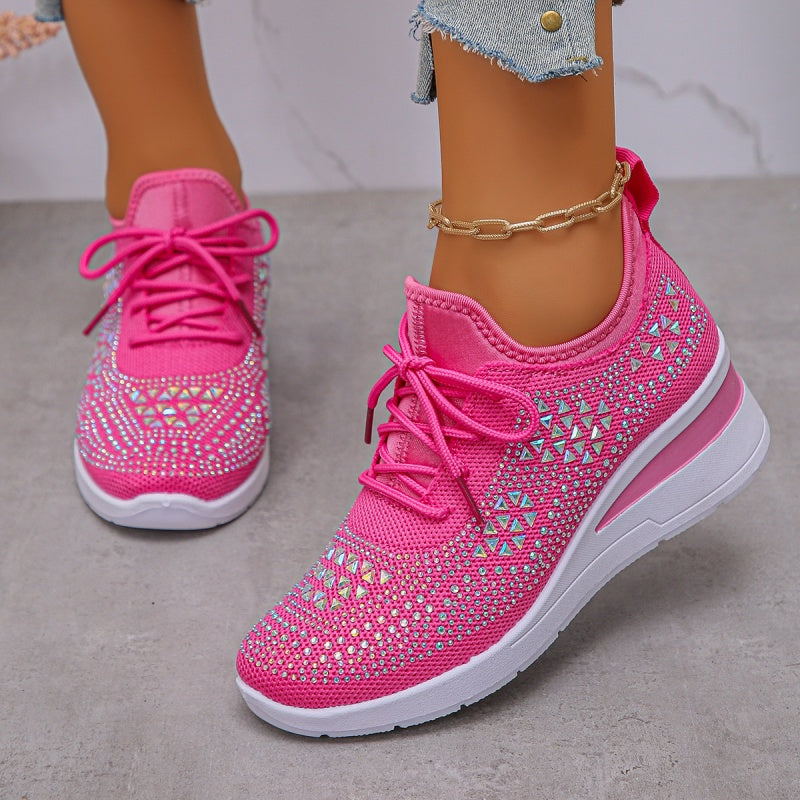 Women's Rhinestone Comfort Sneakers