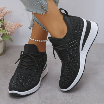 Women's Rhinestone Comfort Sneakers