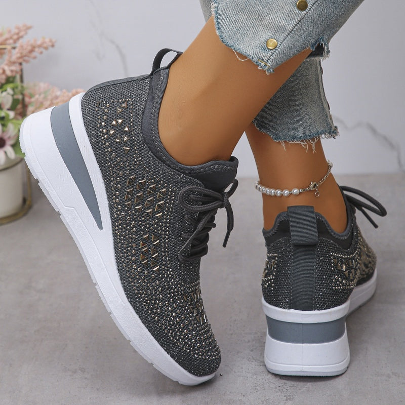 Women's Rhinestone Comfort Sneakers