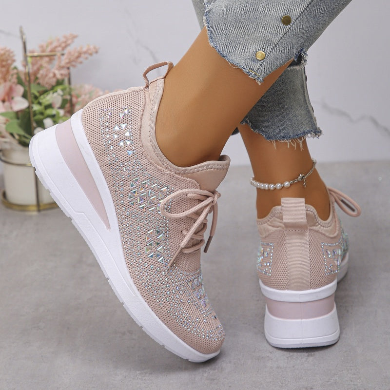 Women's Rhinestone Comfort Sneakers
