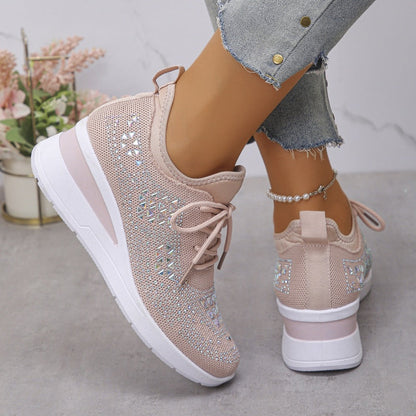 Women's Rhinestone Comfort Sneakers