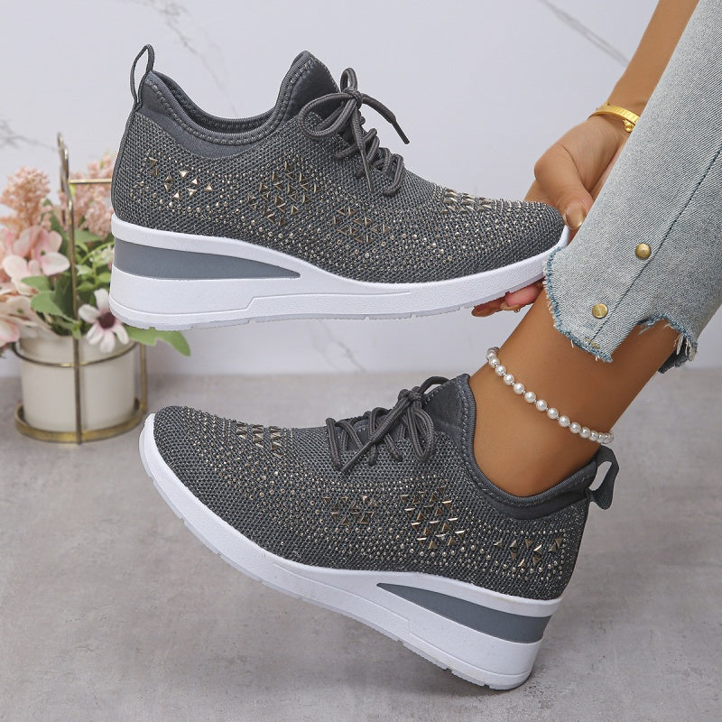 Women's Rhinestone Comfort Sneakers