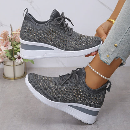 Women's Rhinestone Comfort Sneakers