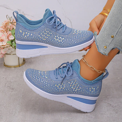 Women's Rhinestone Comfort Sneakers