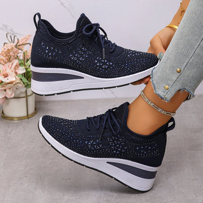 Women's Rhinestone Comfort Sneakers