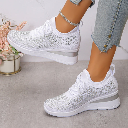 Women's Rhinestone Comfort Sneakers