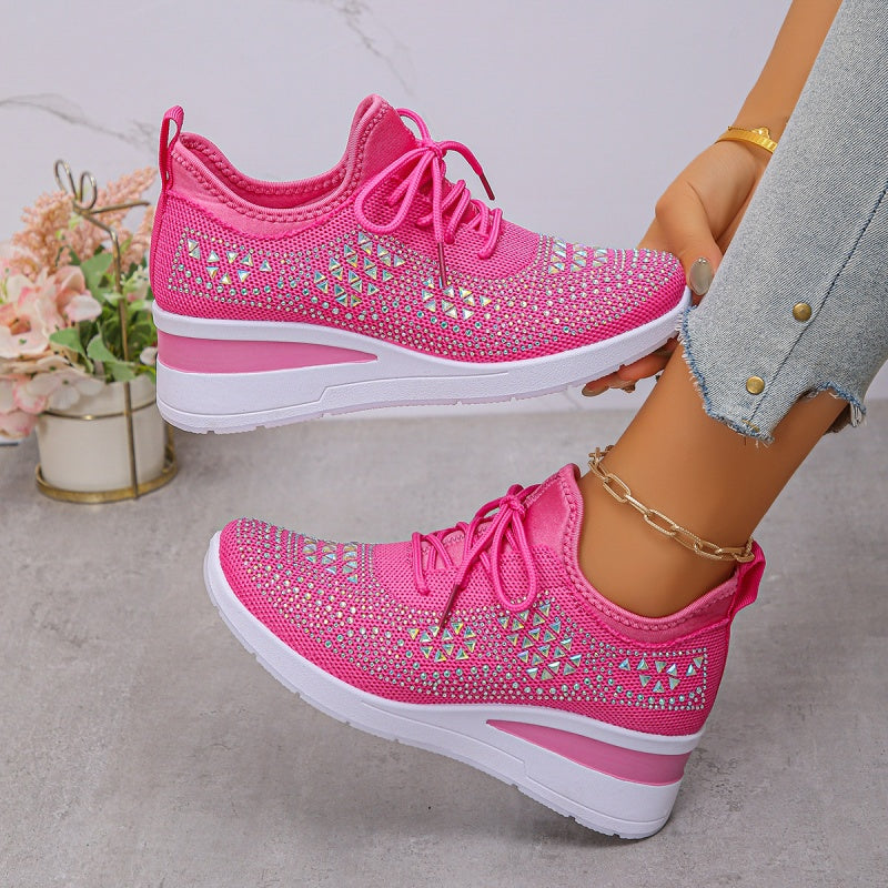 Women's Rhinestone Comfort Sneakers