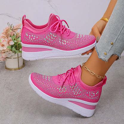 Women's Rhinestone Comfort Sneakers